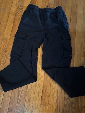 GAP Black Cargo Sweatpants Kids